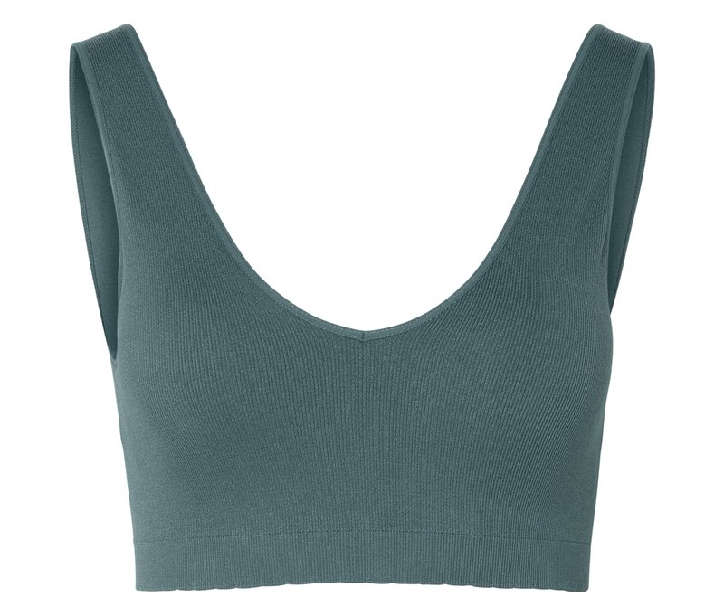Tchibo - Seamless-Bustier - Damen - Gr. M - petrol