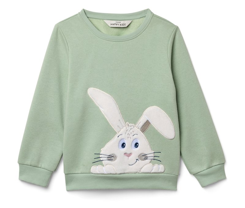 Tchibo - Sweatshirt mit angerauter Innenseite - Jungen - Gr. 122/128 - mintgrün