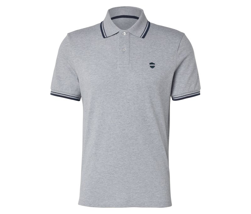 Tchibo - Piqué-Poloshirt - Herren - Gr. XL - grau