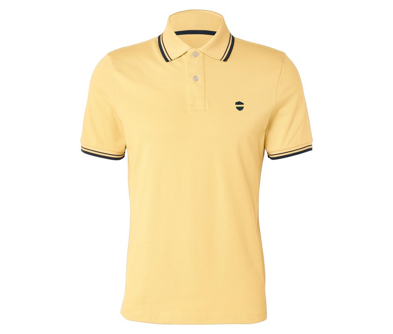 Tchibo - Piqué-Poloshirt - Herren - Gr. S - gelb