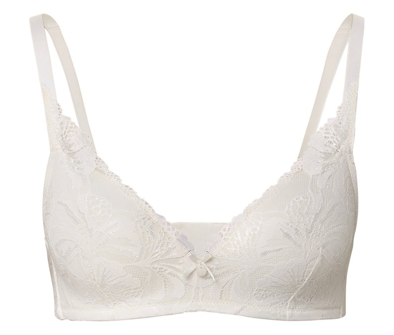 Tchibo - Softschalen-BH mit Spitze - Damen - Gr. 80A - creme
