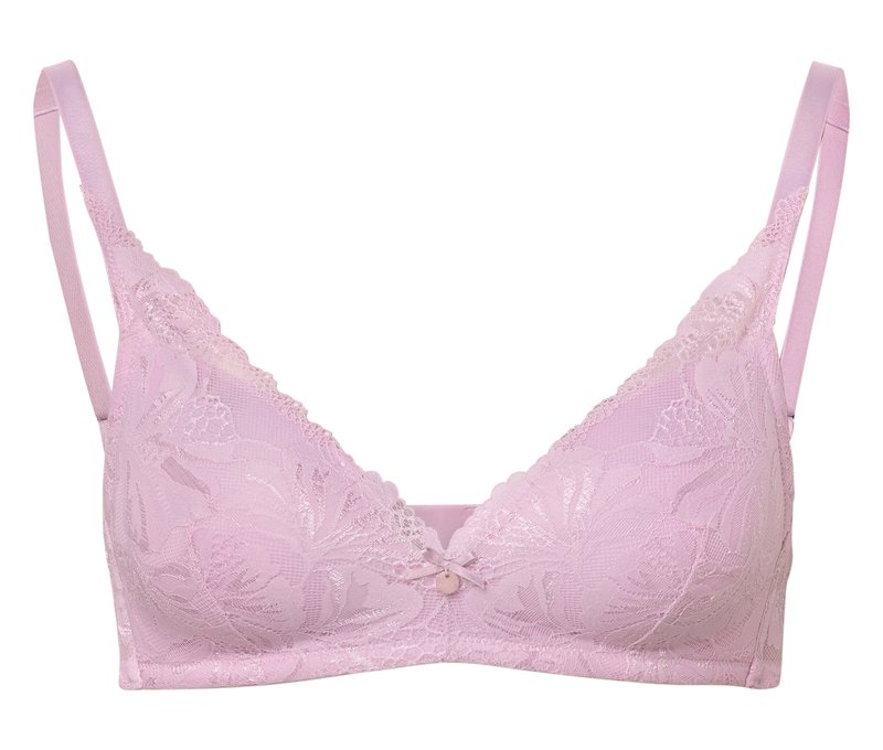 Tchibo - Softschalen-BH mit Spitze - Damen - Gr. 75C - rosa