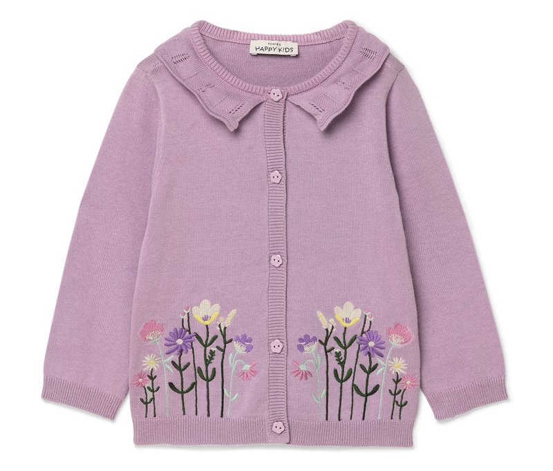 Tchibo - Baby-Strickjacke - Baby - Gr. 74/80 - lila