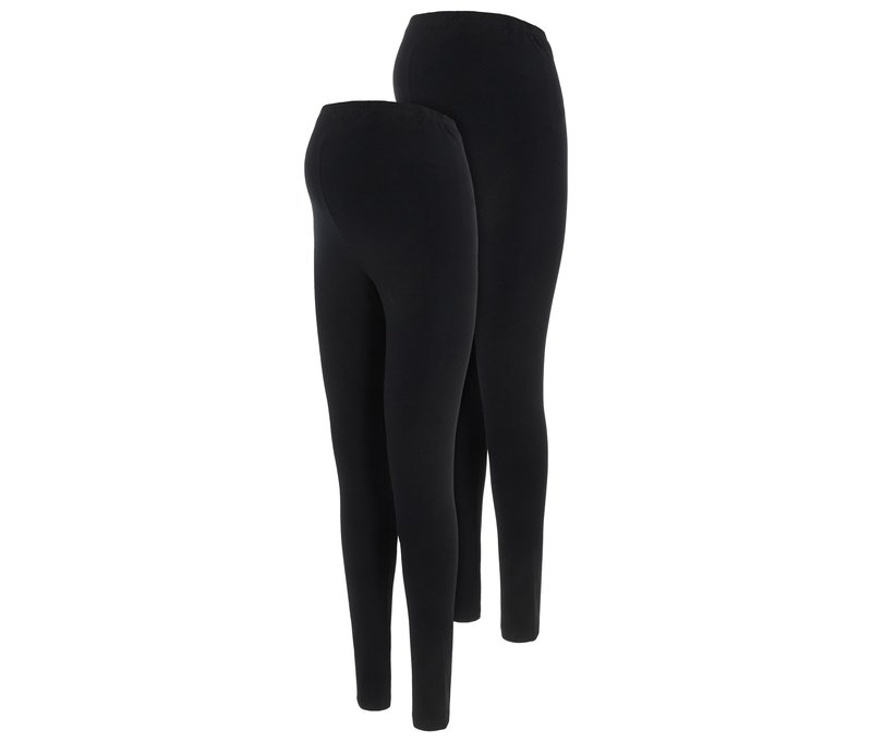 Mamalicious 2er Pack Leggins »Mlemma« - Damen - Gr. XL - schwarz