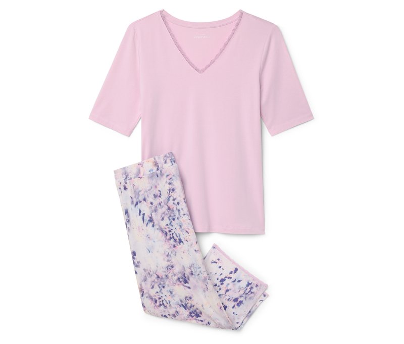 Tchibo - Pyjama-Set - Damen - Gr. XS - rosa