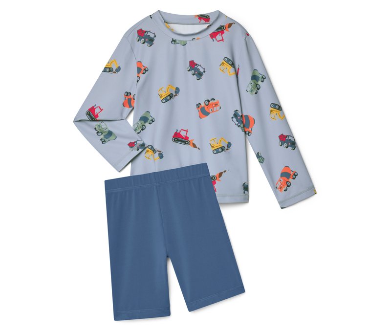 Tchibo - Kinder-Kombi mit UV-Schutzfaktor 50+ - Jungen - Gr. 122/128 - blau