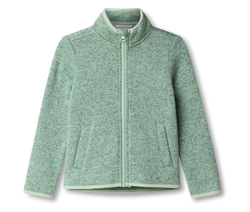 Tchibo - Kinder-Strickfleecejacke - Kinder - Gr. 98/104 - Mint