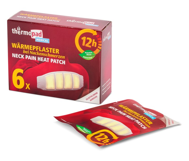 Tchibo - Thermopad 6 Nacken-Wärmepflaster - weiß