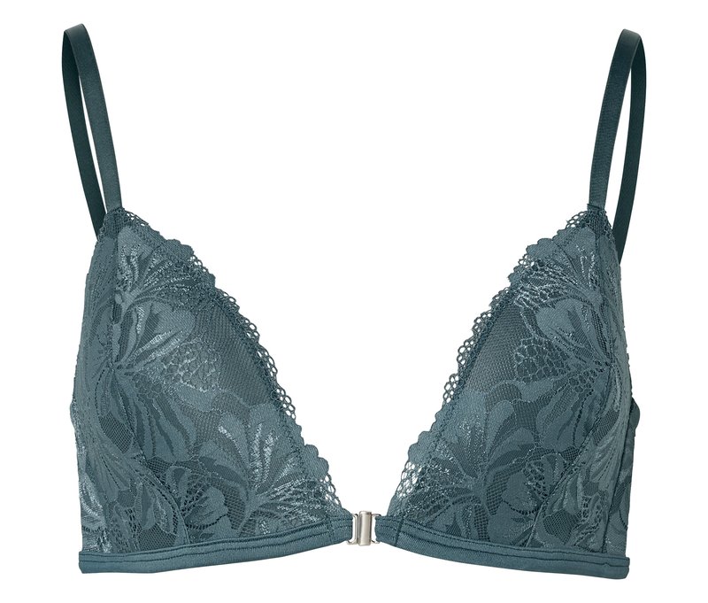 Tchibo - Soft-BH mit Spitze - Damen - Gr. 80A - petrol