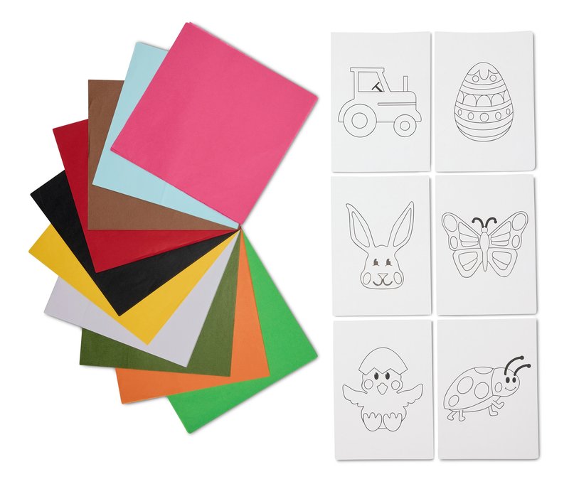 Tchibo - Knüddelbilder-Bastel-Sets - mehrfarbig