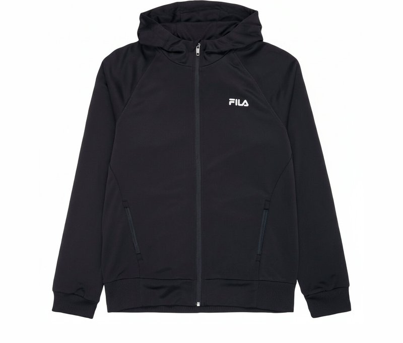 Fila Herren-Funktions-Sweatjacke - Herren - Gr. S - schwarz