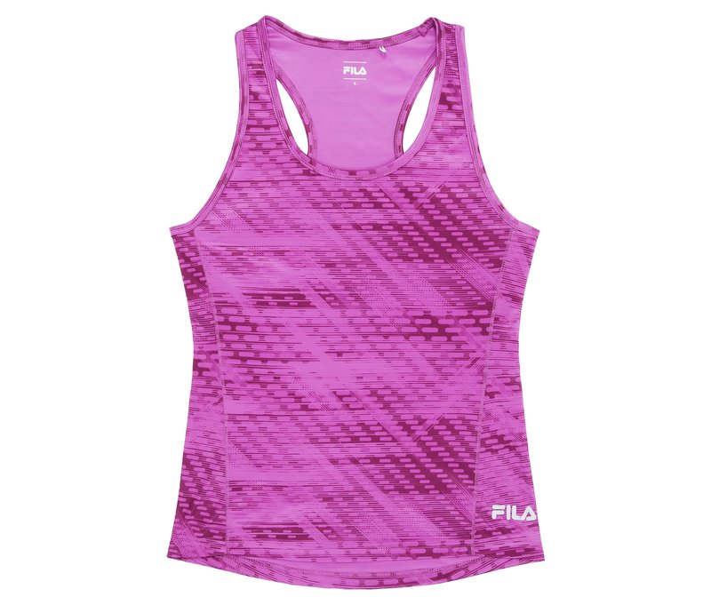 Fila Damen-Funktionstop - Damen - Gr. L - lila/print