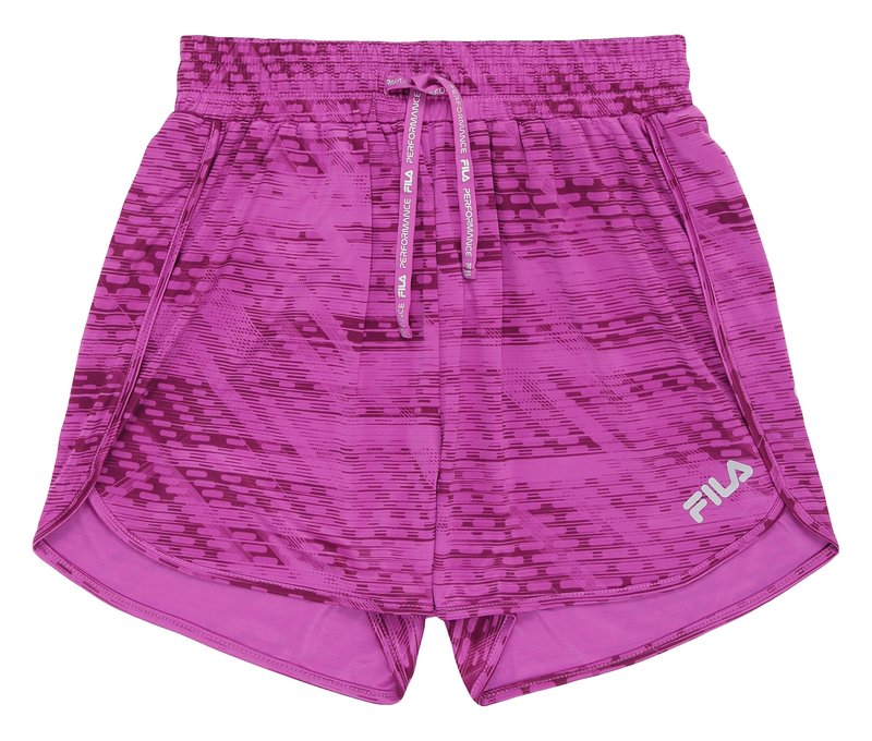 Fila Damen-Funktionsshorts - Damen - Gr. M - lila/print