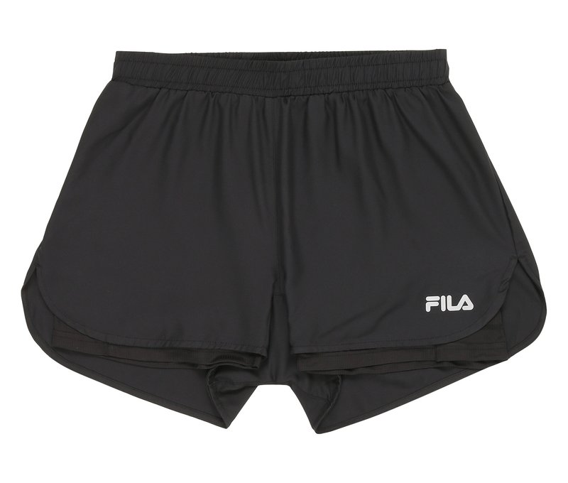 Fila Damen-Funktionsshorts - Damen - Gr. L - schwarz