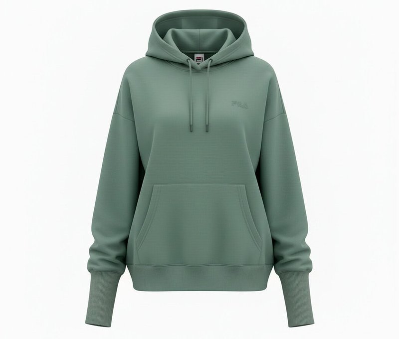 Fila Damen-Hoodie aus Modalmix - Damen - Gr. L - grün