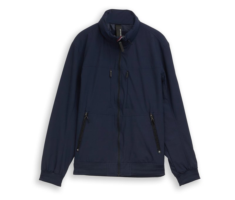 Tom Tailor Blouson-Jacke - Herren - Gr. L - blau