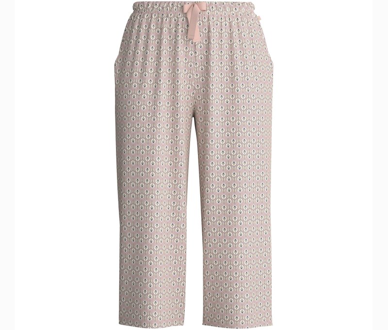 Tchibo - Calida »Favorites Arts« 3/4-Hose - Gr. M - grün