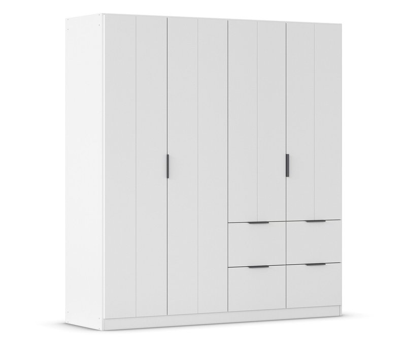 rauch Kleiderschrank »Ella« - 181x56x197cm - weiß - Holz / Holz