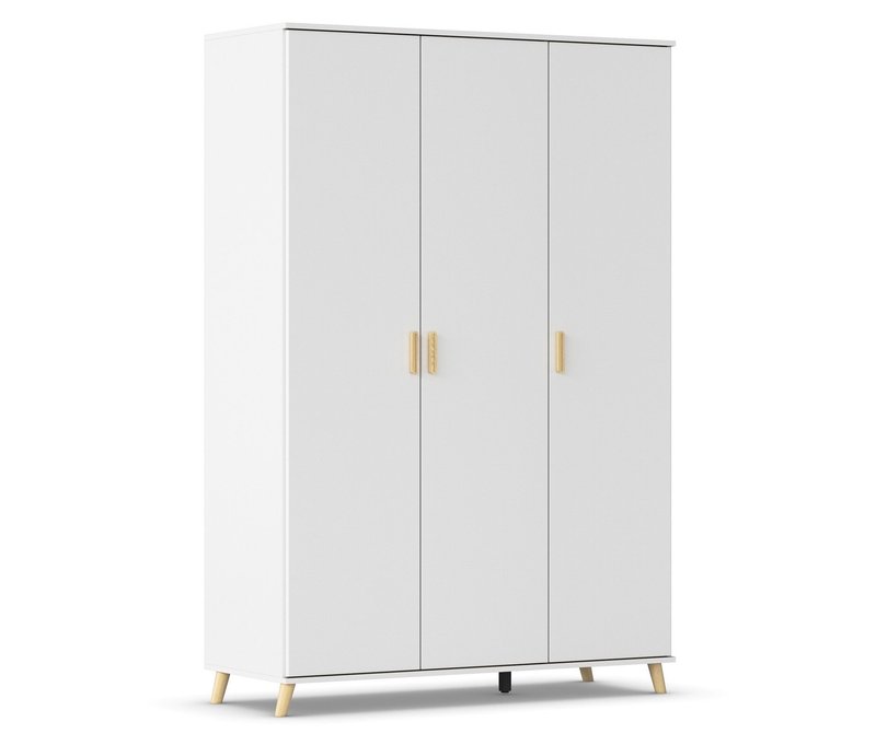 rauch Kleiderschrank »Falun« - 137x53x203cm - Holz / Holz
