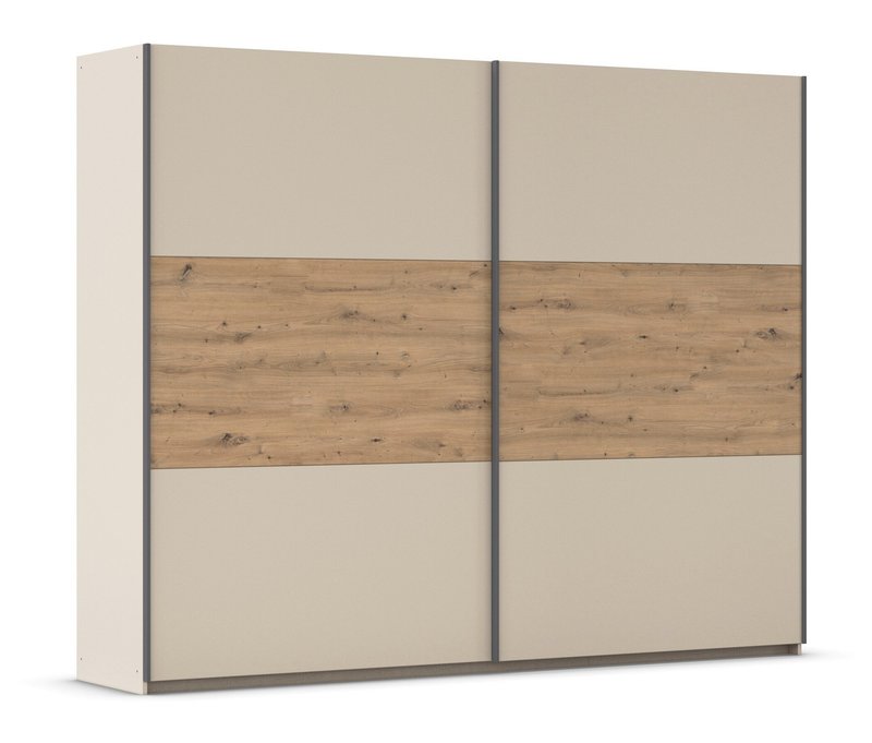 rauch Kleiderschrank »Sajo« - 261x59x210cm - beige - Holz / Holz