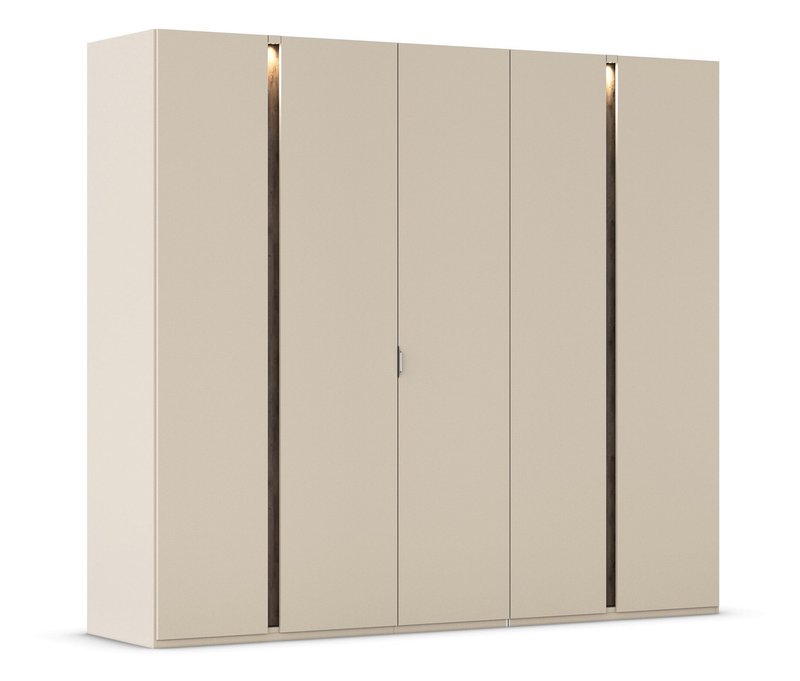 rauch Kleiderschrank »Luana« - 251x61x223cm - beige - Holz / Holz