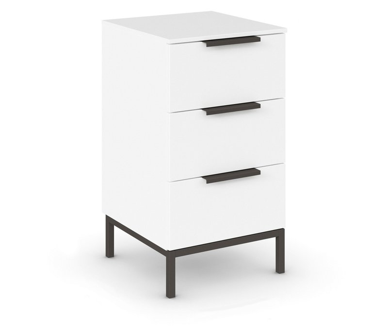 rauch Kommode »Flipp« mit Fußgestell - 40x42x72cm - weiß - Holz / Holz