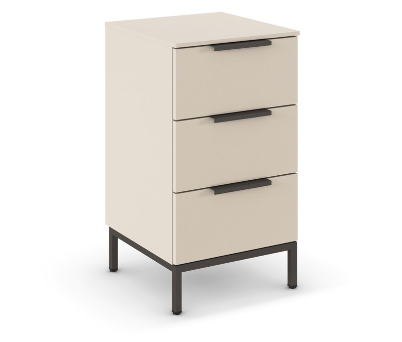 rauch Kommode »Flipp« mit Fußgestell - 40x42x72cm - beige - Holz / Holz