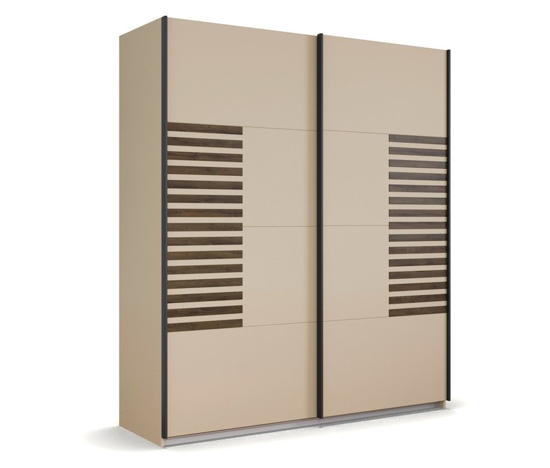Rauch Kleiderschrank »Barea« - 181x62x210cm - beige - Holz / Holz