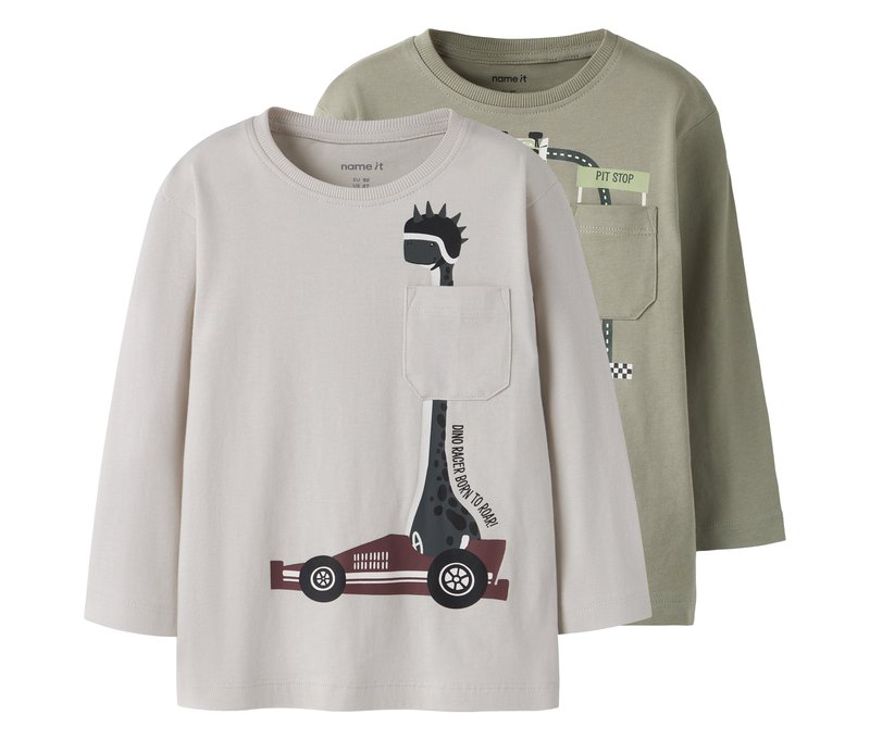 Tchibo - 2 Name IT Kinder-Langarmshirts - Jungen - Gr. 110