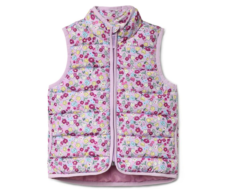 Tchibo - Kinder-Steppweste - Mädchen - Gr. 122/128 - lila