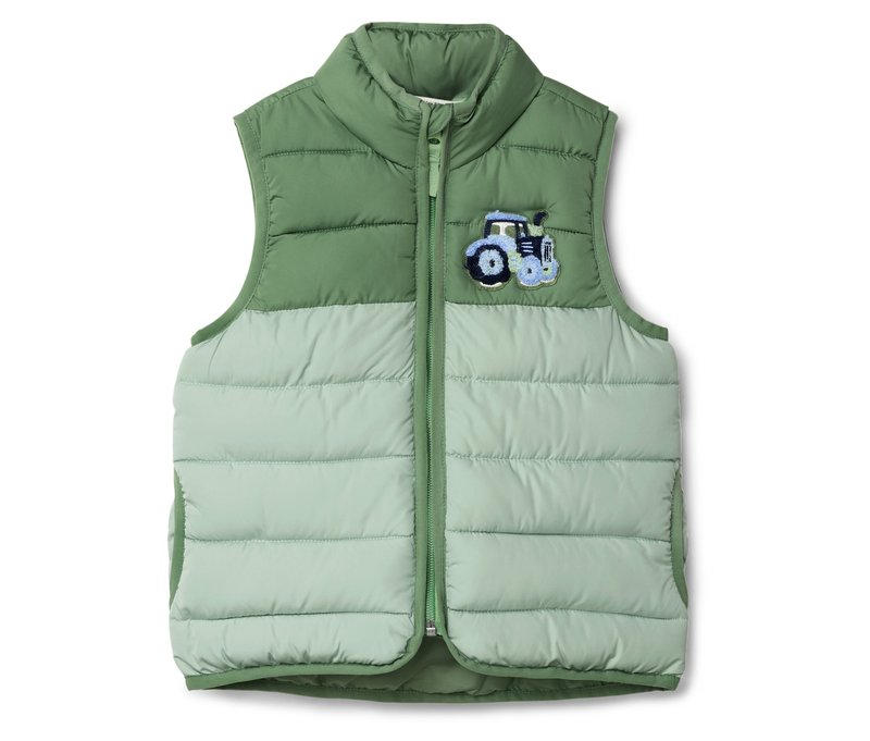 Tchibo - Kinder-Steppweste - Jungen - Gr. 110/116 - grün