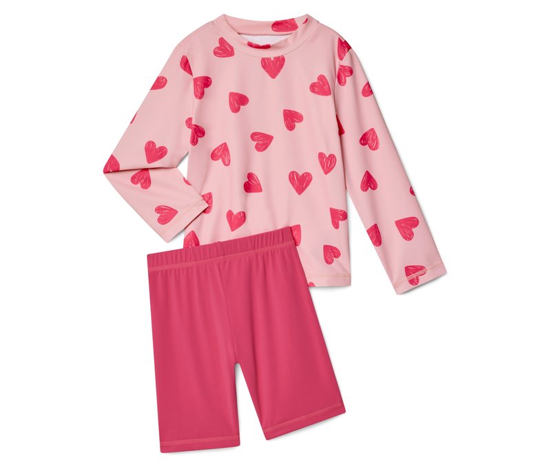 Tchibo - Kinder-Kombi mit UV-Schutzfaktor 50+ - Baby - Gr. 74/80 - hellrosa