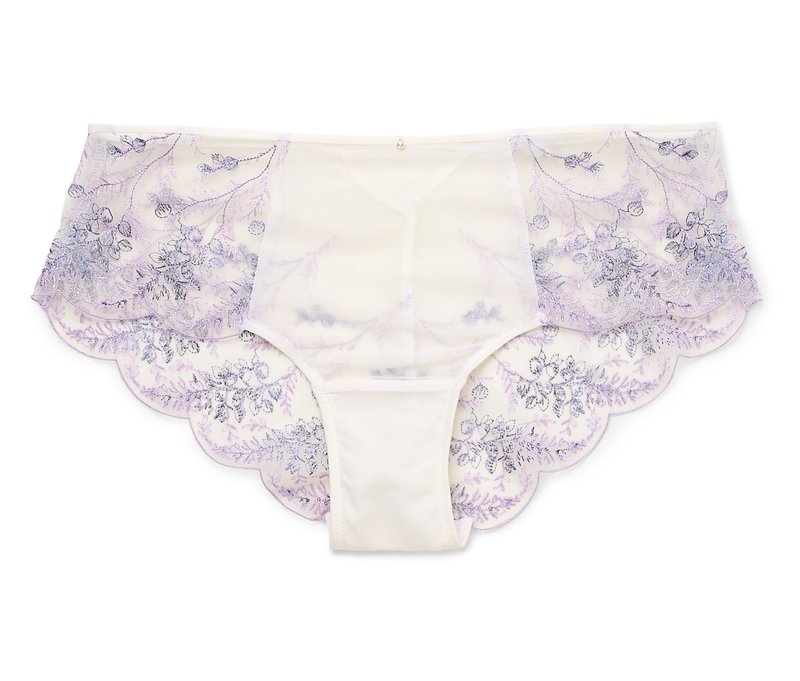 Tchibo - Panty mit Stickerei - Damen - Gr. M - creme
