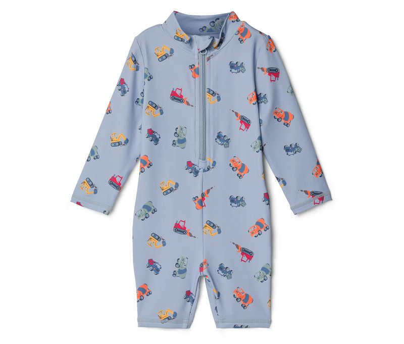 Tchibo - Baby-Einteiler mit UV-Schutzfaktor 50+ - Baby - Gr. 86/92 - hellblau