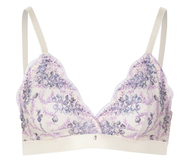 Tchibo - Soft-BH mit Stickerei - Damen - Gr. 75C - creme