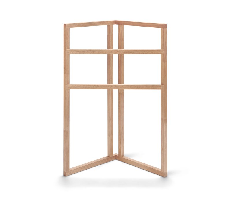 Tchibo - Eck-Handtuchständer - 48,5x48,5x100cm - braun - Holz