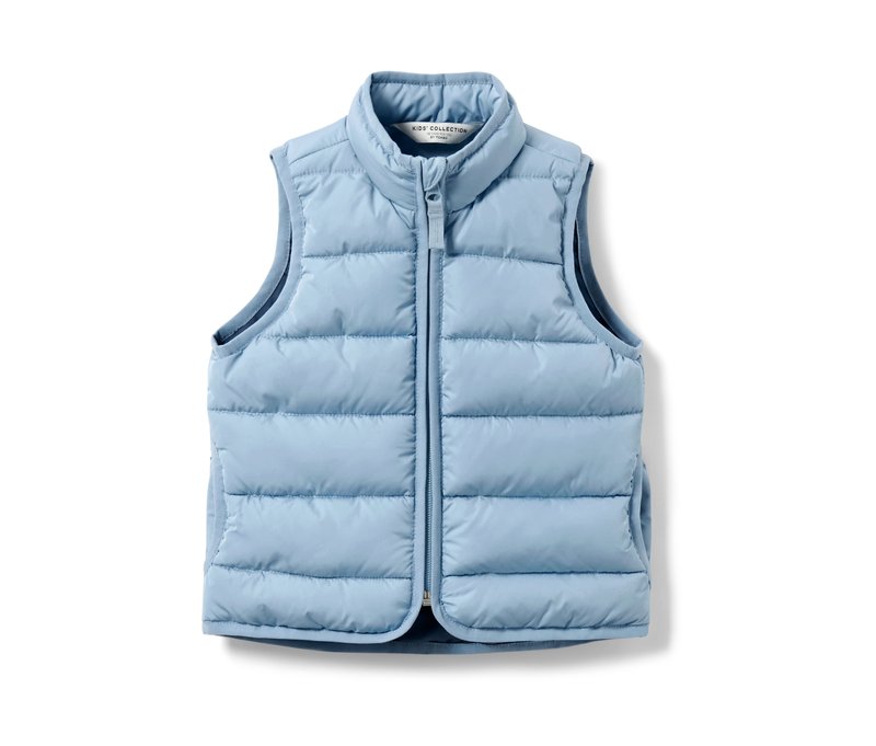 Tchibo - Kleinkind-Steppweste - Kinder - Gr. 122/128 - hellblau