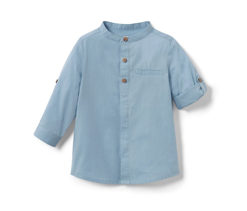 Tchibo - Kinder-Hemd - Jungen - Gr. 122/128 - hellblau