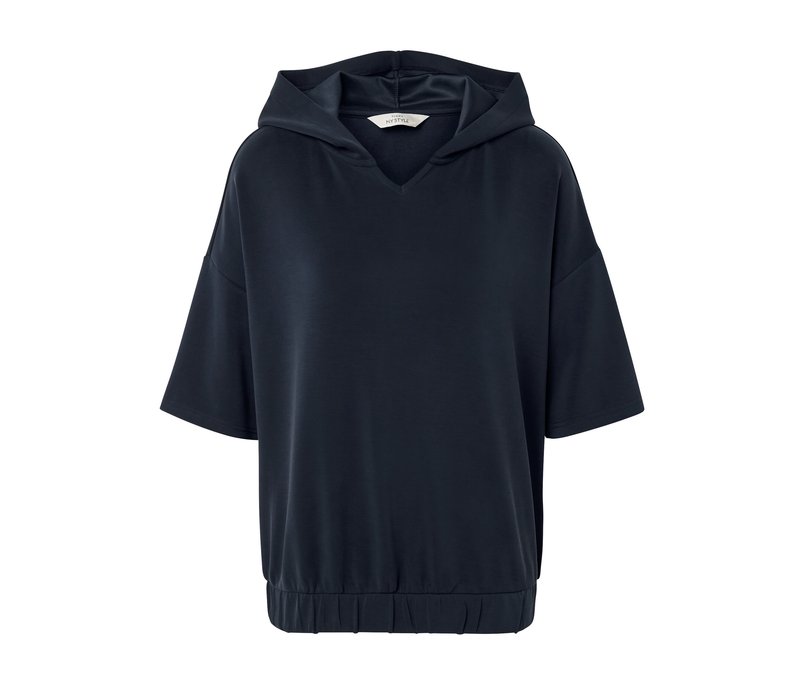 Tchibo - Hoodie aus Modal-Mix - Damen - Gr. L - dunkelblau