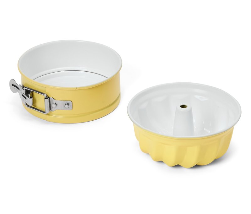 Tchibo - 2 Mini-Kuchenformen - weiß