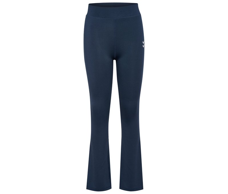 hummel® Hmljr High Waist Flared Tights - Kinder - Gr. 146 - schwarz