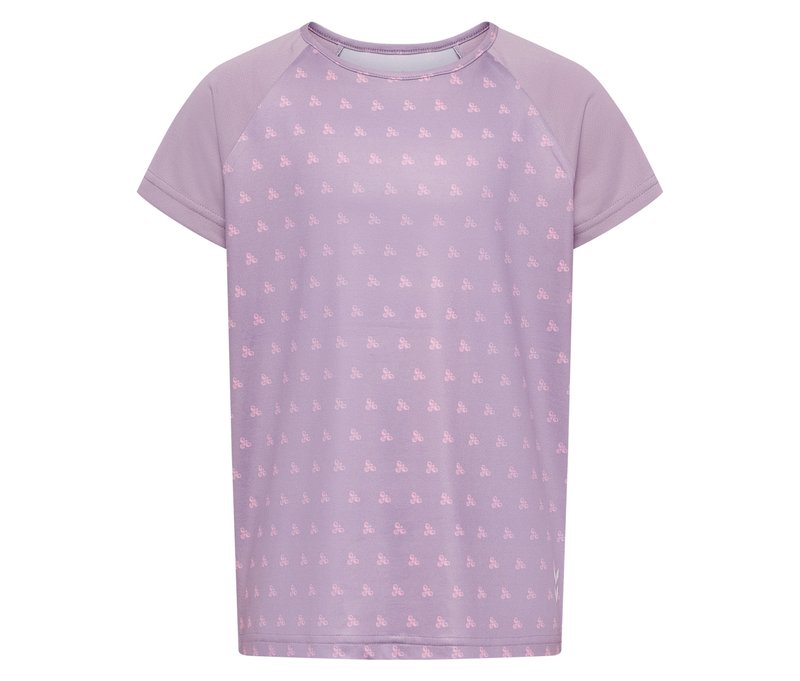 hummel® Hmljr Mix T-Shirt - Kinder - Gr. 110/116 - lila