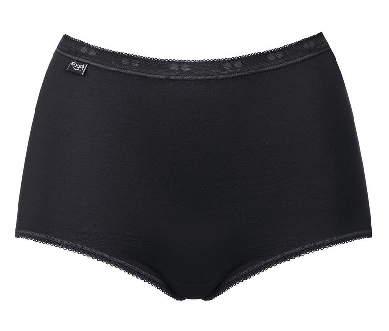 sloggi Basic+ Maxi C3P - Damen - Gr. 46 - schwarz