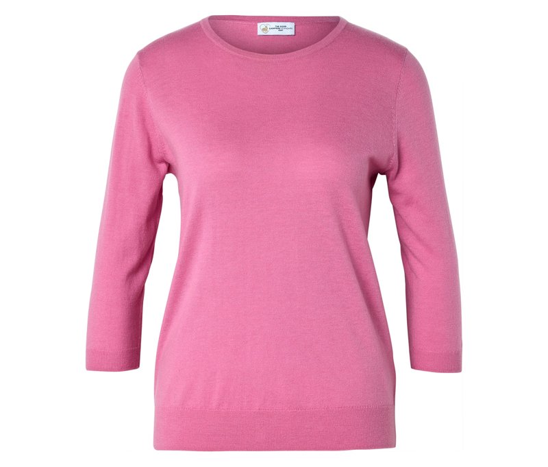 Tchibo - Feinstrickpullover mit Seide - Damen - Gr. M - rosa