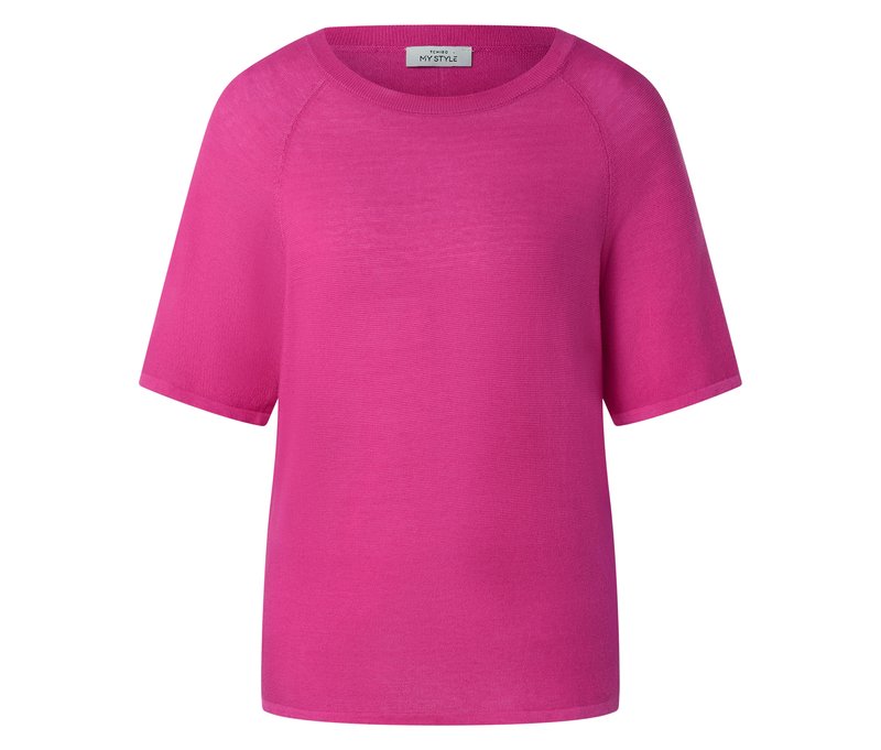 Tchibo - Feinstrick-Shirt - Damen - Gr. S - pink