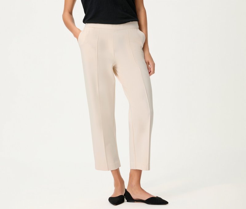 Tchibo - Olsen Leinen-Hose - Damen - Gr. 46 - beige