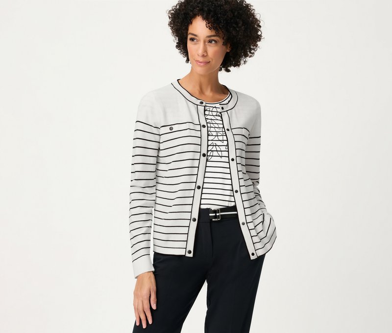 Tchibo - Olsen Cardigan »La« - Damen - Gr. 44 - schwarz