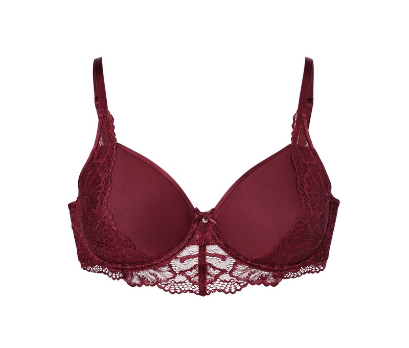 Tchibo - Spacer-BH - Damen - Gr. 80C - bordeaux