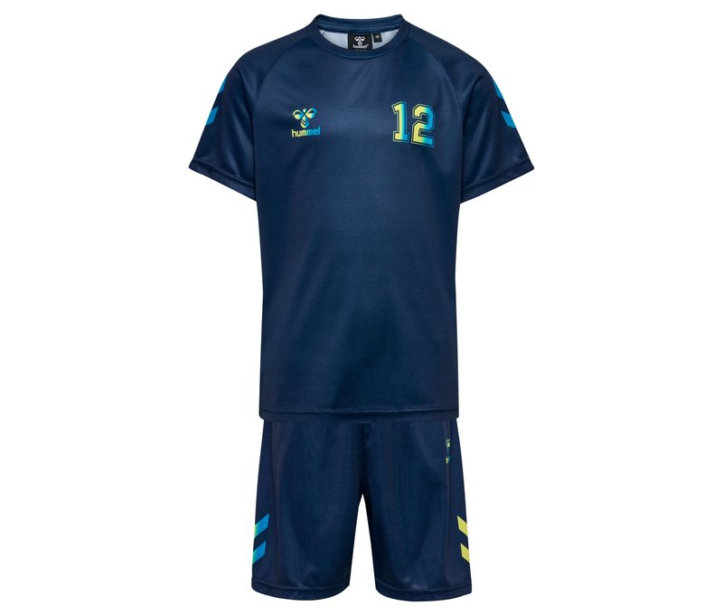 hummel® Kinder-Trikot-Set Hmlshimmer - Kinder - Gr. 146 - dunkelblau