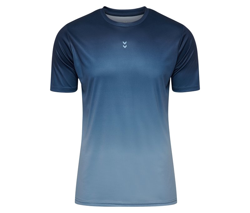 hummel® Herren-Funktionsshirt - Herren - Gr. M - hellblau